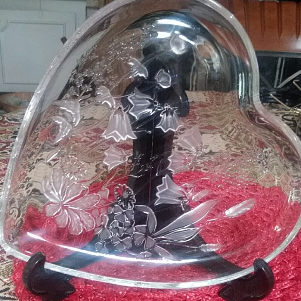 SALE Heart shape plate.